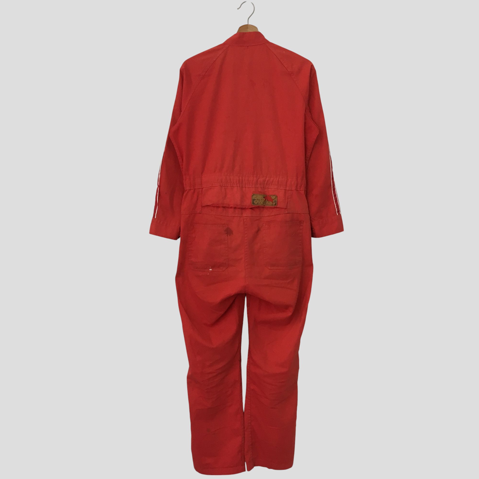 Japanese Brand Vintage 90s Distressed Kawasaki Japan Coveralls Motorsport Size US 34 / EU 50 - 2 Thumbnail
