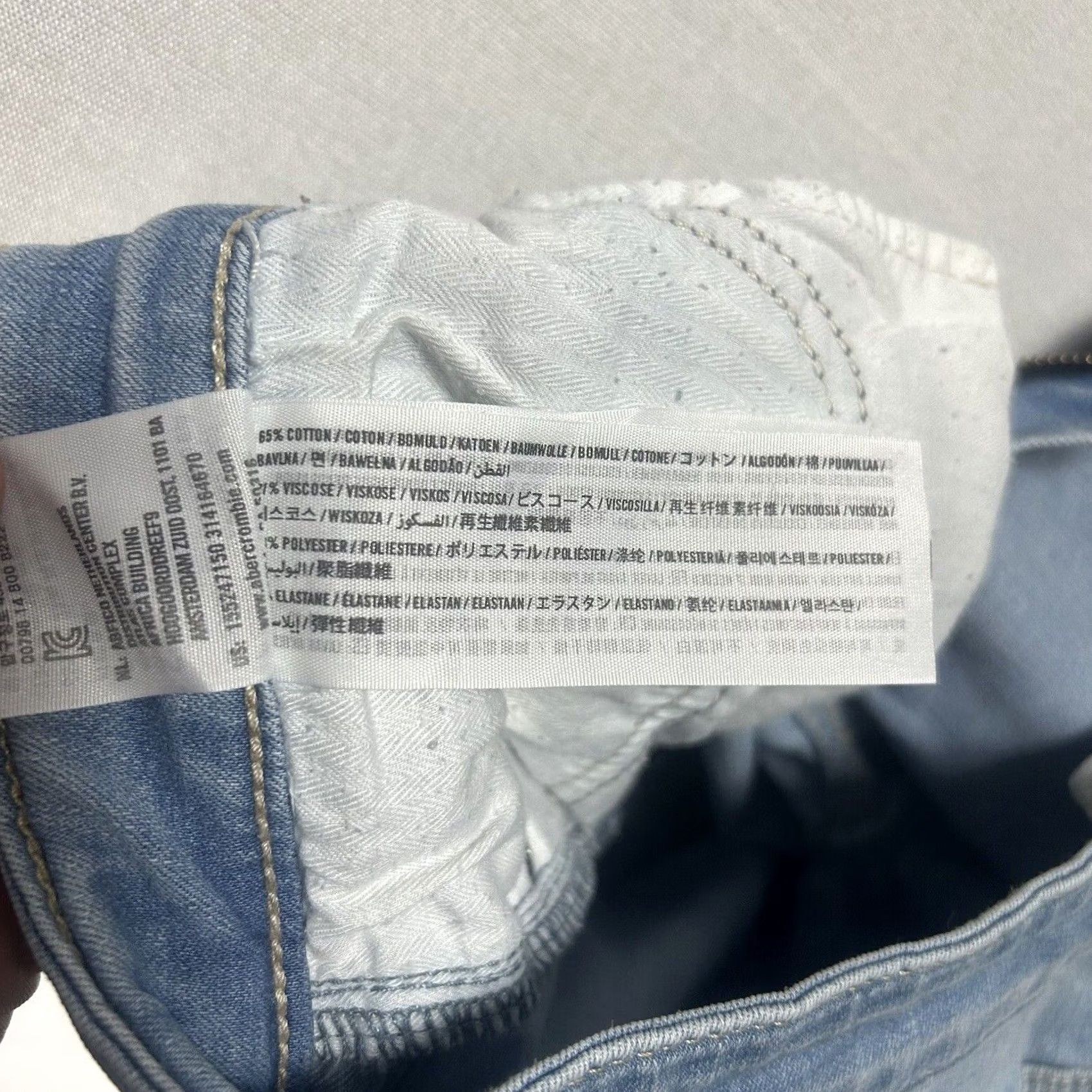 Abercrombie & Fitch Abercrombie & Fitch Jeans Skinny Women 4 Light Wash Denim 4S Short Size 27" / US 4 / IT 40 - 4 Thumbnail