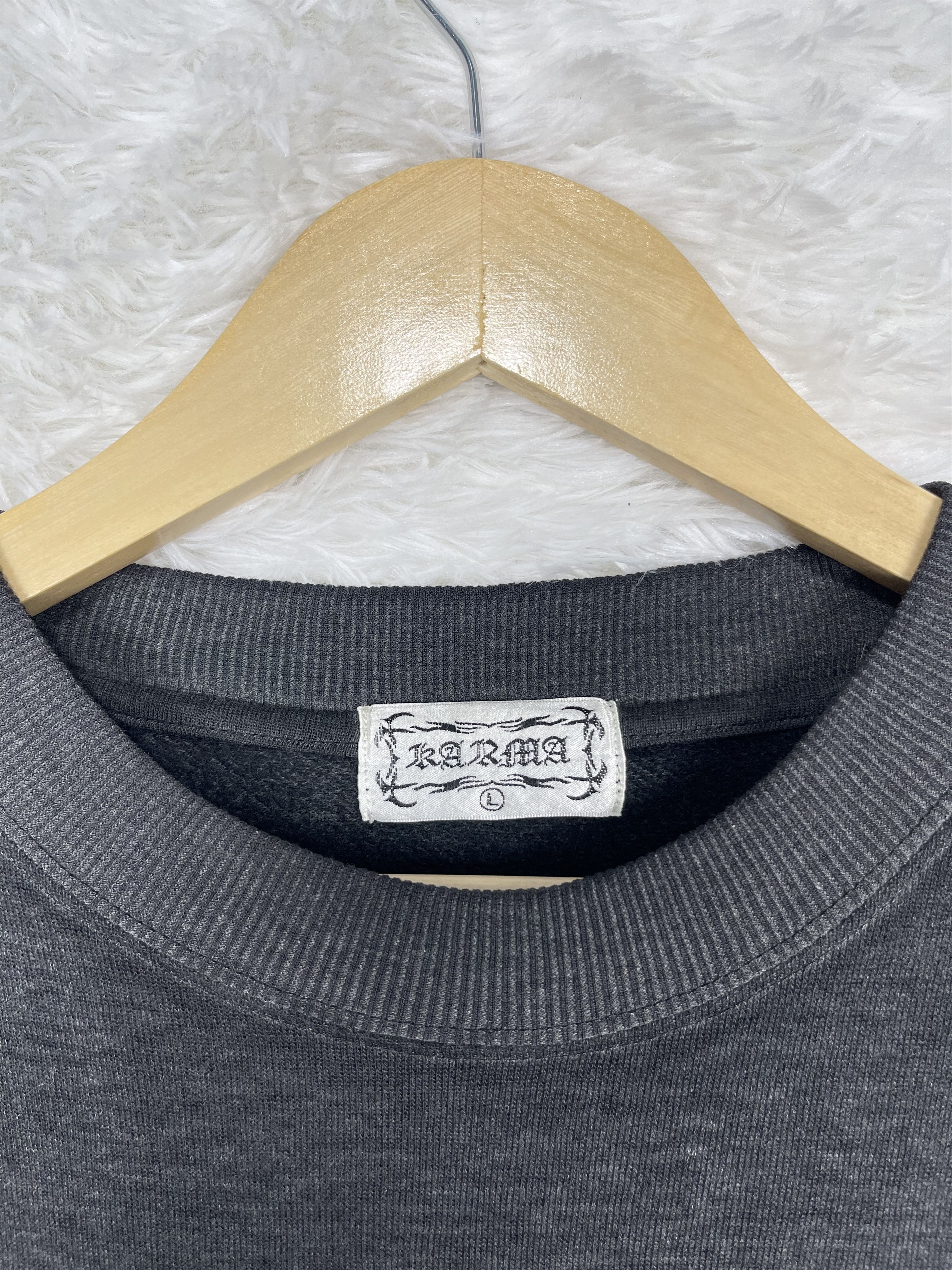 Japanese Brand Vintage Karma Dragon Tribal Graphic Sweatshirt AS0015 Size US L / EU 52-54 / 3 - 7 Thumbnail
