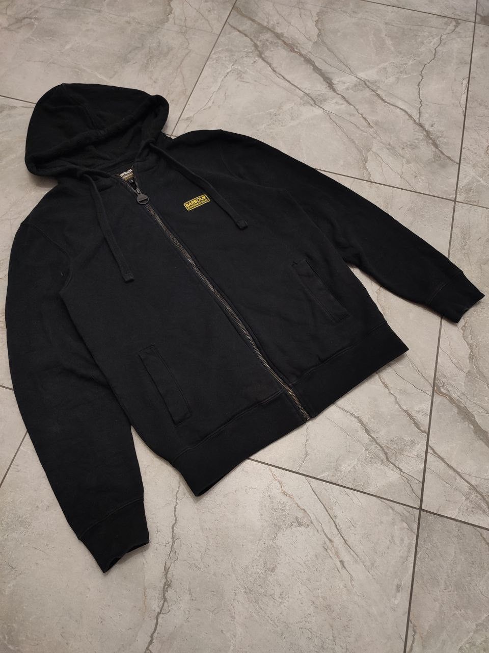 Barbour Barbour International Essential Full Zip Hoodie Black S size Size US S / EU 44-46 / 1 - 2 Thumbnail