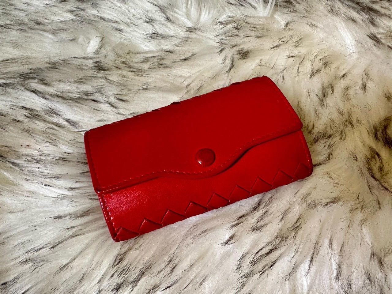 Bottega Veneta Authentic Bottega Veneta Intrecciato Leather Key Pouch Size ONE SIZE - 1 Thumbnail