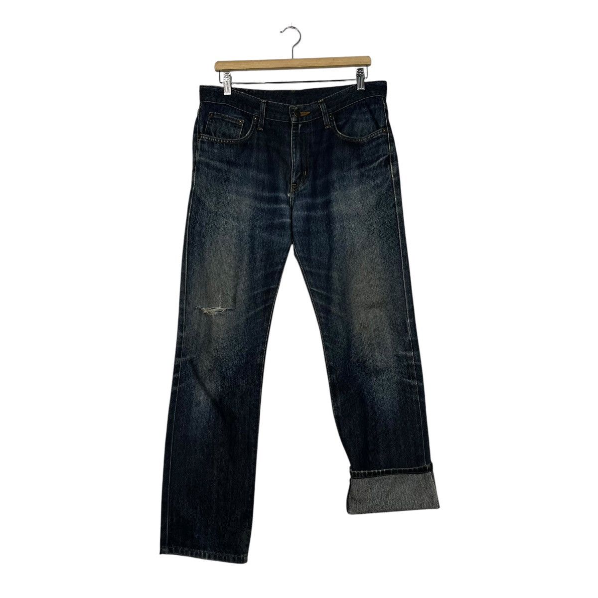 Edwin Vintage edwin 402 Distressed Denim Jeans Size 34" / US 12 / IT 48 - 11 Thumbnail