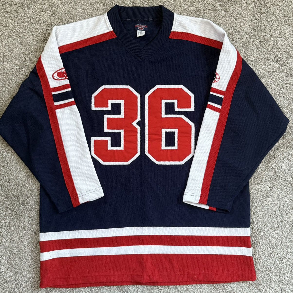 Wu-Tang Clan 🔴Wu-Wear Jersey Size XL Hockey Wu-Tang Clan 36 Rare Raekwon Size US XL / EU 56 / 4 - 1 Thumbnail