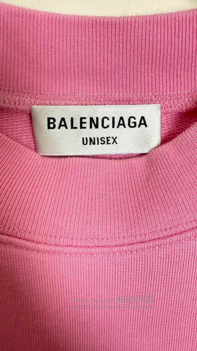 Balenciaga Balenciaga Round neck loose long sleeve lettering print sw Size L / US 10 / IT 46 - 5 Thumbnail