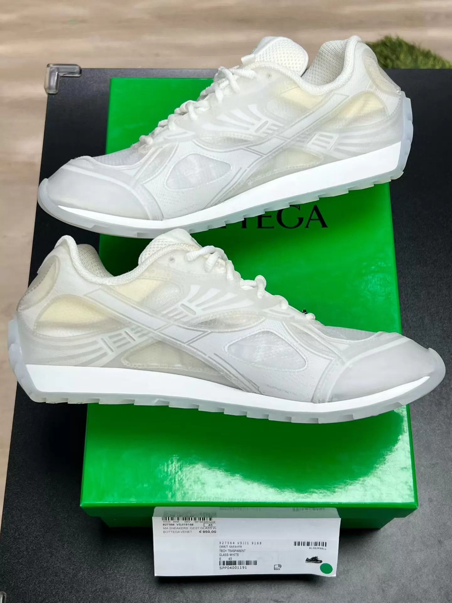 Bottega Veneta BV Orbit PU White 45 Vintage (Original Box, Rare) Size US 12 / EU 45 - 6 Thumbnail