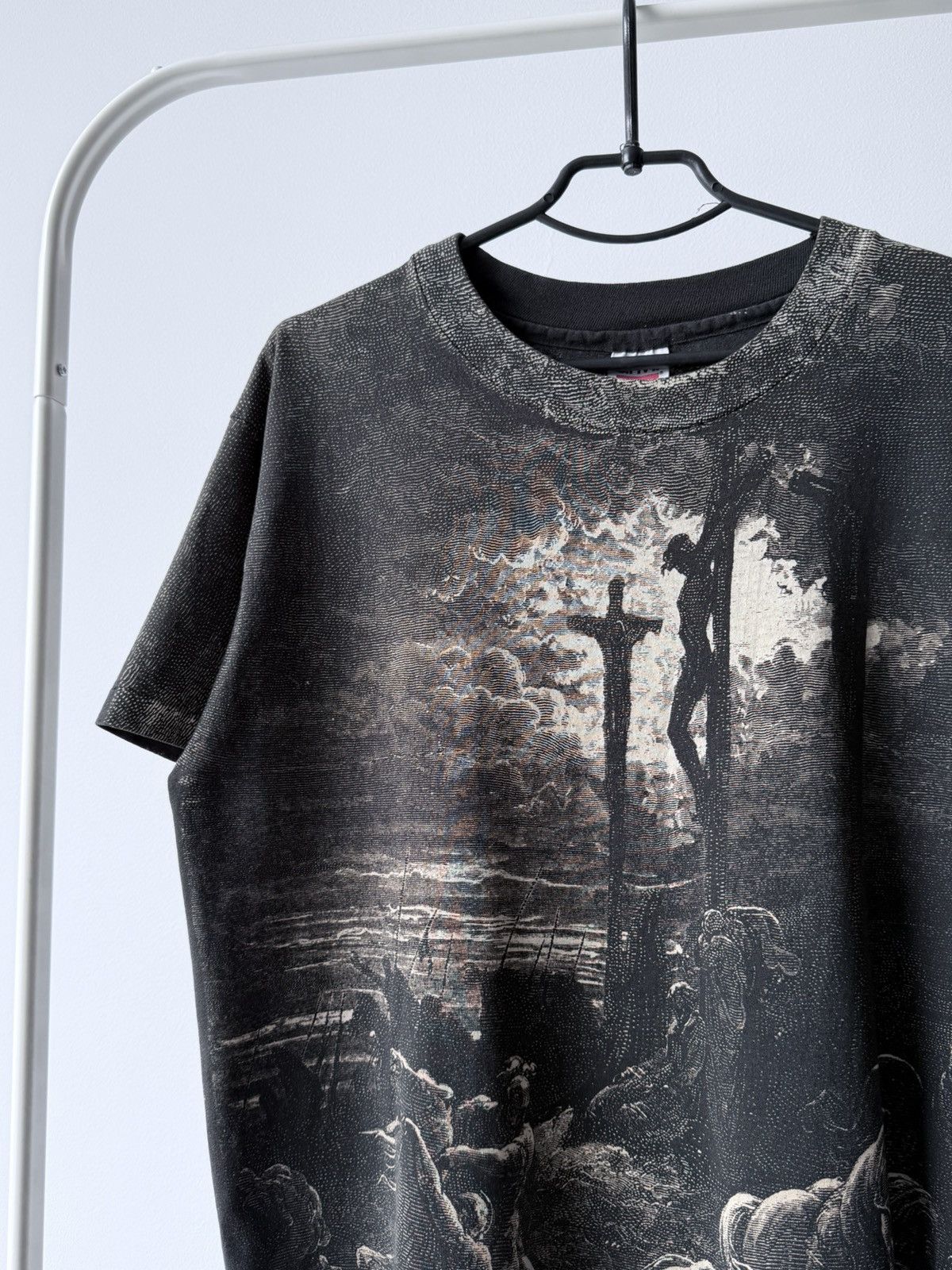 Vintage Vintage 90s Gustave Dore Jesus AOP Art T-Shirt Tee Size US L / EU 52-54 / 3 - 5 Thumbnail