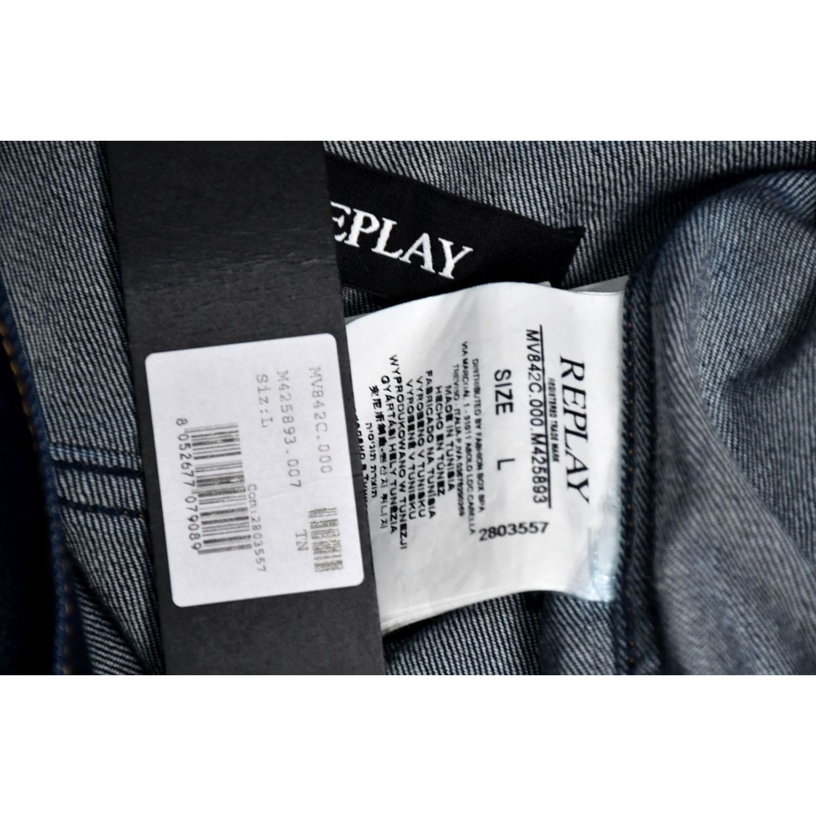 Replay Replay MV842C Denim Blue Jacket L Mens Size US L / EU 52-54 / 3 - 6 Thumbnail