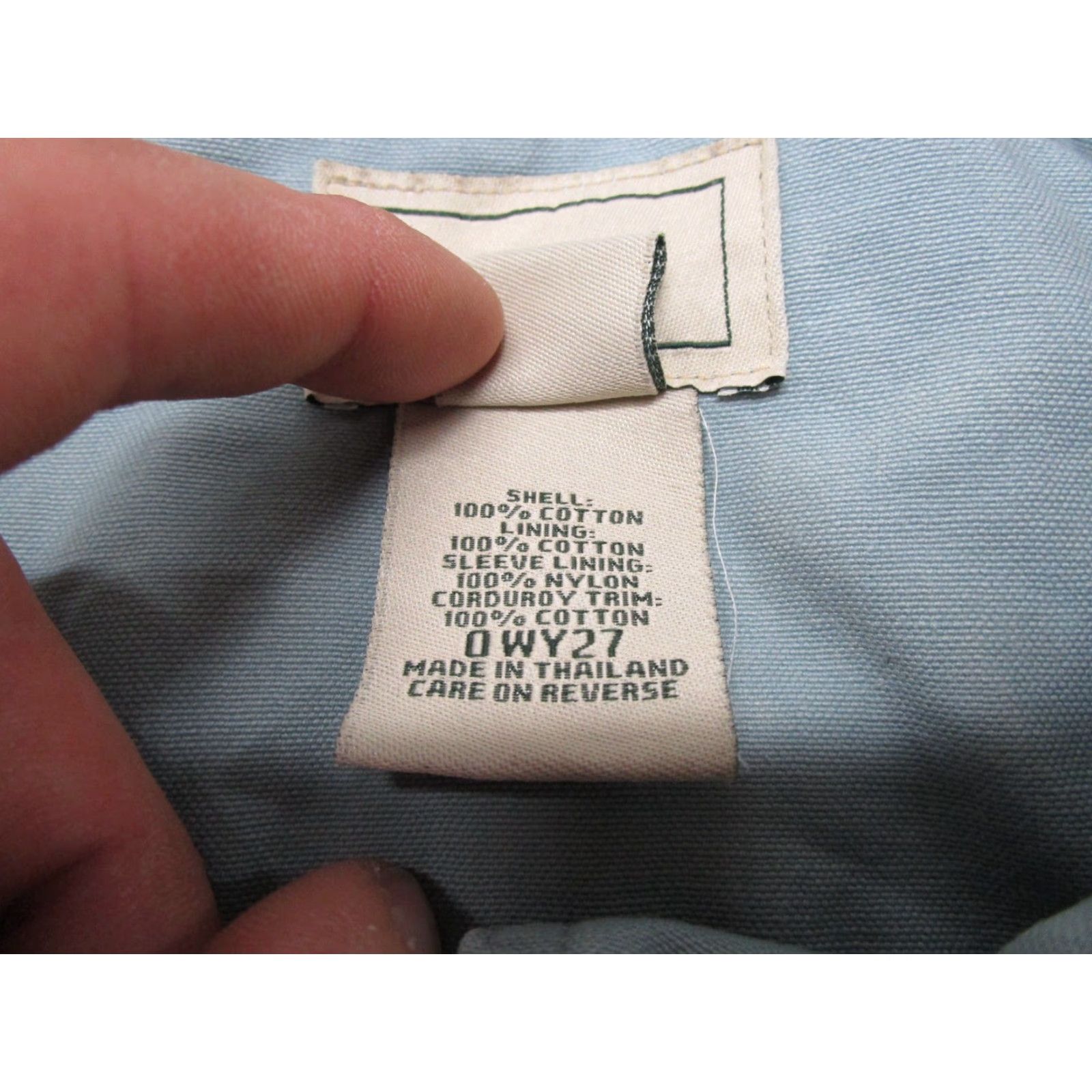 Vintage VINTAGE L.L. Bean Blue Corduroy Button Jacket Coat Women 2X Casual All Seasons Solid Long Sleeve Mens Womens Girls? Size XXL / US 16-18 / IT 52-54 - 5 Thumbnail