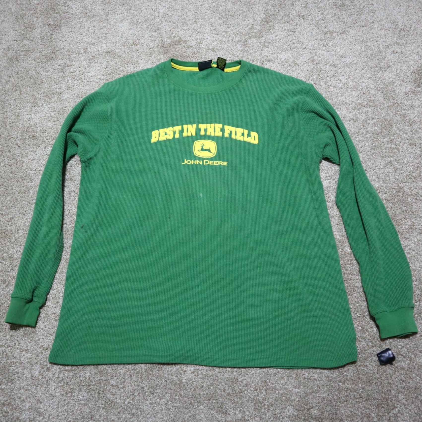 John Deere VINTAGE John Deere Crewneck Sweatshirt Pullover Boys Size L Large Green Logo Best In The Field Mens Size US L / EU 52-54 / 3 - 2 Thumbnail