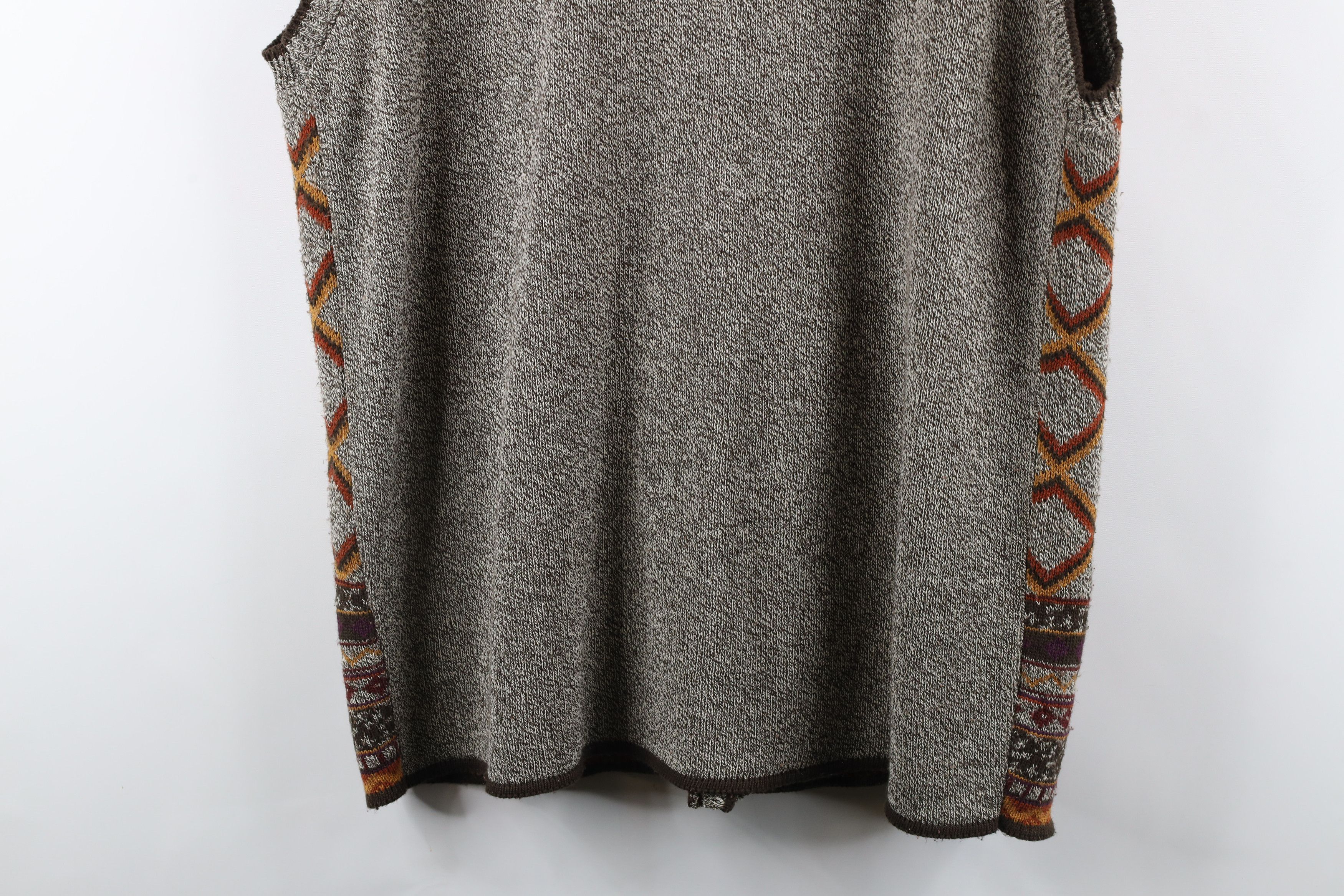 Vintage Vintage 60s 70s Mid Century Modern MCM Knit Sweater Vest USA Size XXL / US 16-18 / IT 52-54 - 9 Thumbnail