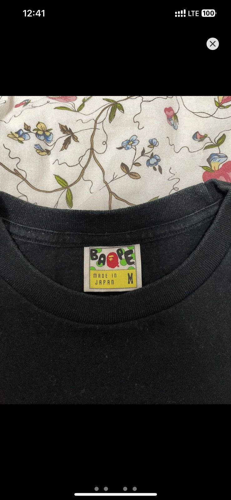 Bape Bape One Point Ape Head Logo Dotted Pocket Tee Size US M / EU 48-50 / 2 - 3 Thumbnail