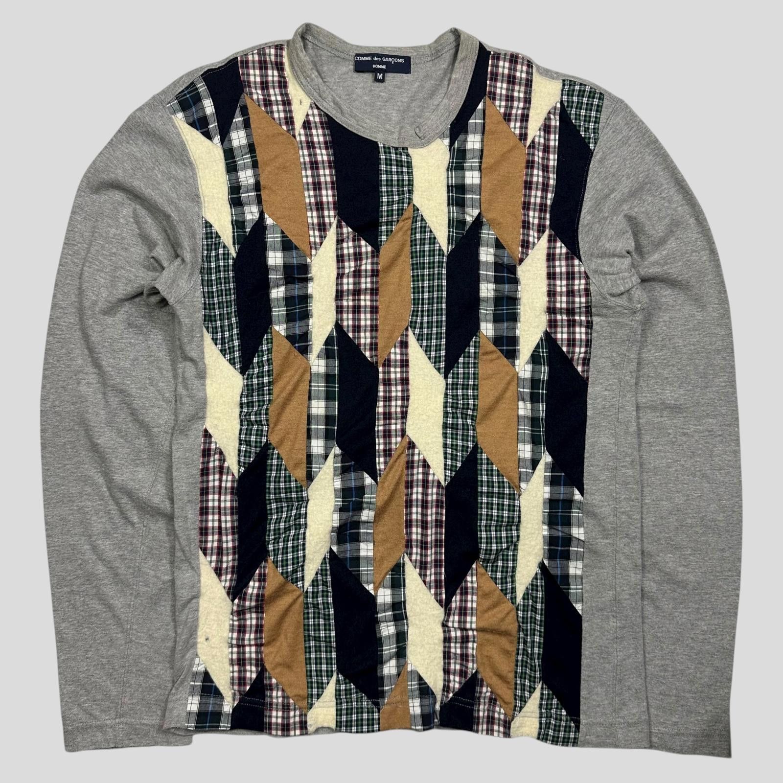 Comme des Garcons Comme Des Garçons Homme 00’s Reconstructed Plaid T-shirt - S Size US S / EU 44-46 / 1 - 1 Thumbnail