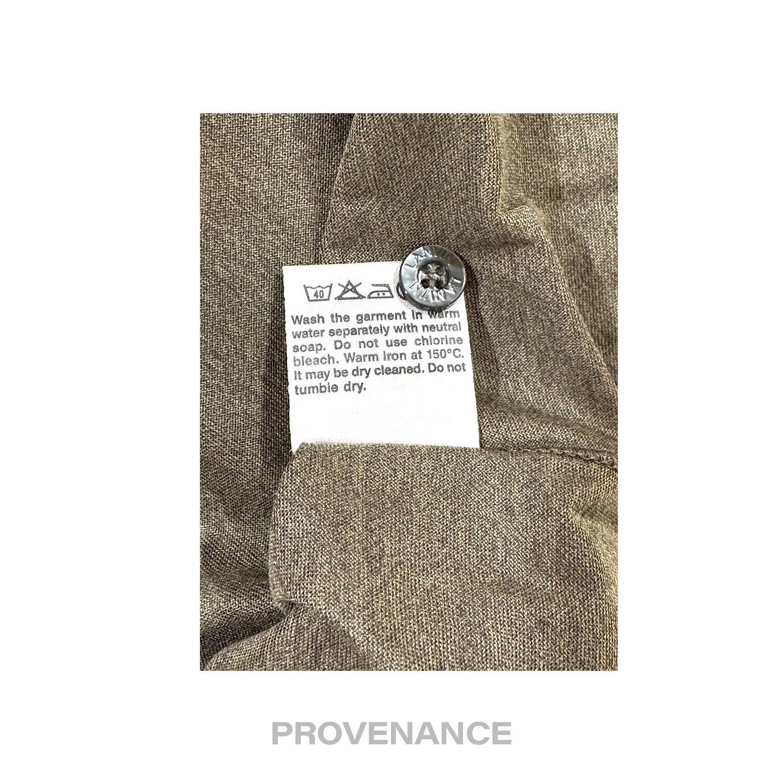 Lanvin 🔴 Lanvin Logo Polo Shirt - Khaki Size US M / EU 48-50 / 2 - 10 Thumbnail