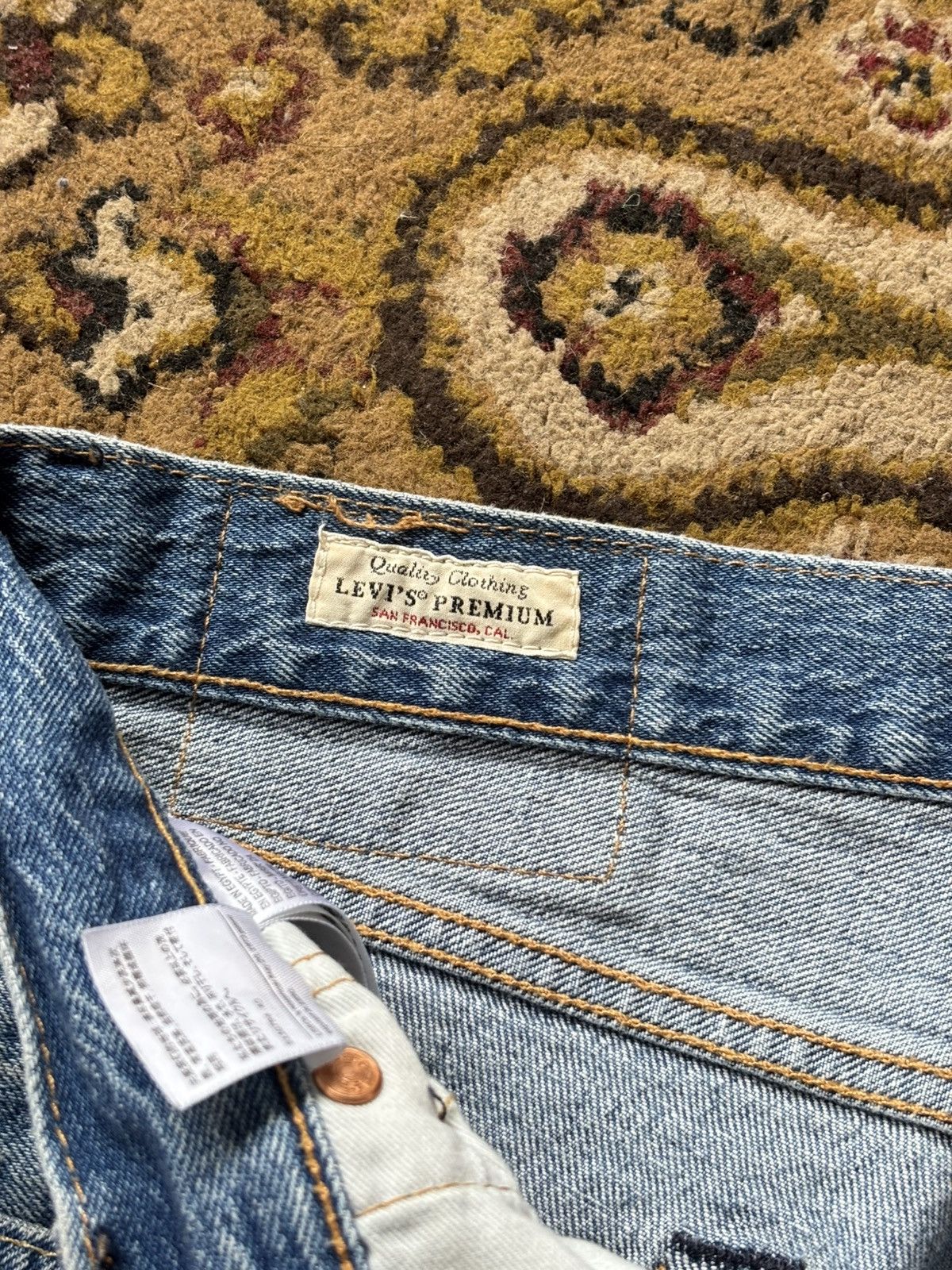 Levi's × Vintage Levi's 501 Vintage style👖 Size US 30 / EU 46 - 3 Thumbnail