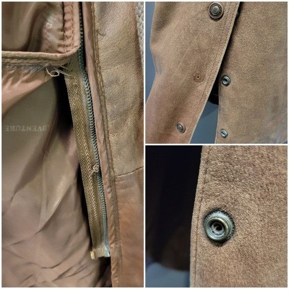 Wilsons Leather Vintage 90s y2k Wilsons Adventure Bound Brown Leather Slouch Size S / US 4 / IT 40 - 4 Thumbnail