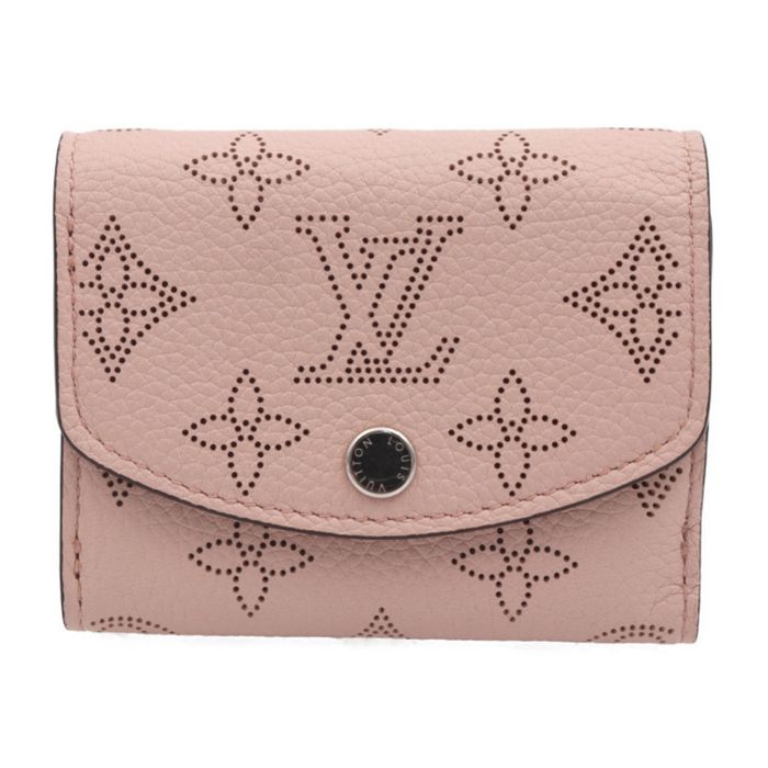 Louis Vuitton Compact Iris Wallet NM Mahina Leather Black
