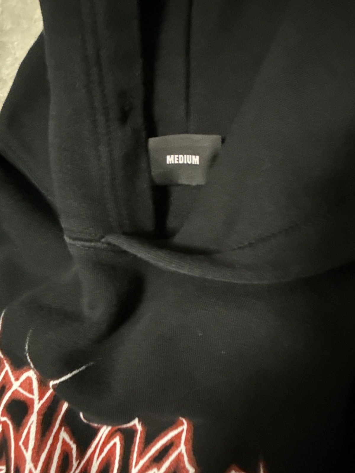 Revenge Revenge Red Lightning Logo Hoodie Size US M / EU 48-50 / 2 - 5 Thumbnail