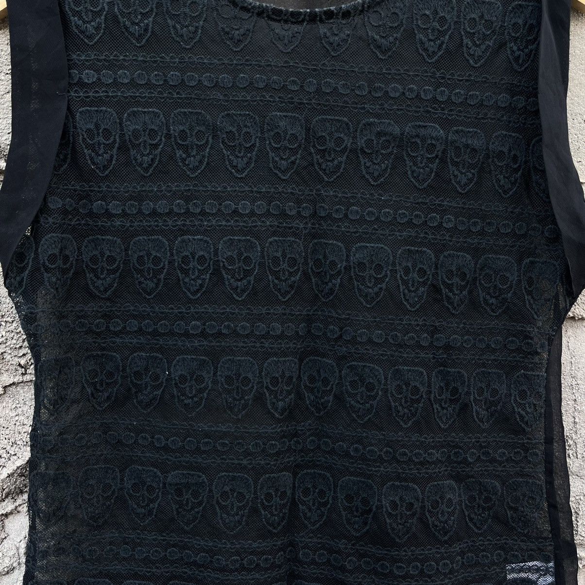 If Six Was Nine Tanktop skull mesh mcqueen Size M / US 6-8 / IT 42-44 - 3 Thumbnail