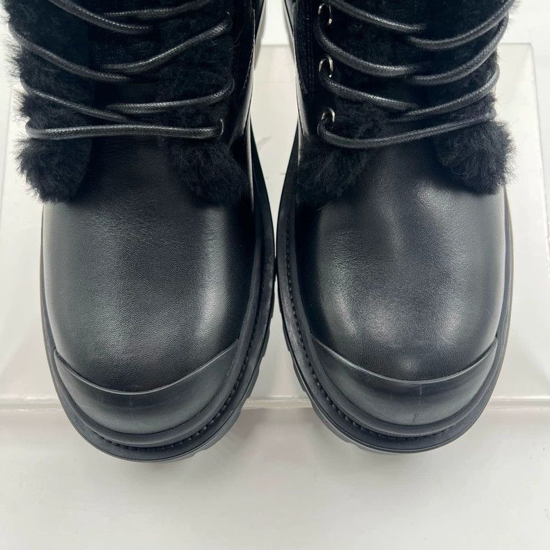 Dior Dior Black Furry Explorer Short Boots-2505 Size US 8.5 / EU 41-42 - 3 Thumbnail