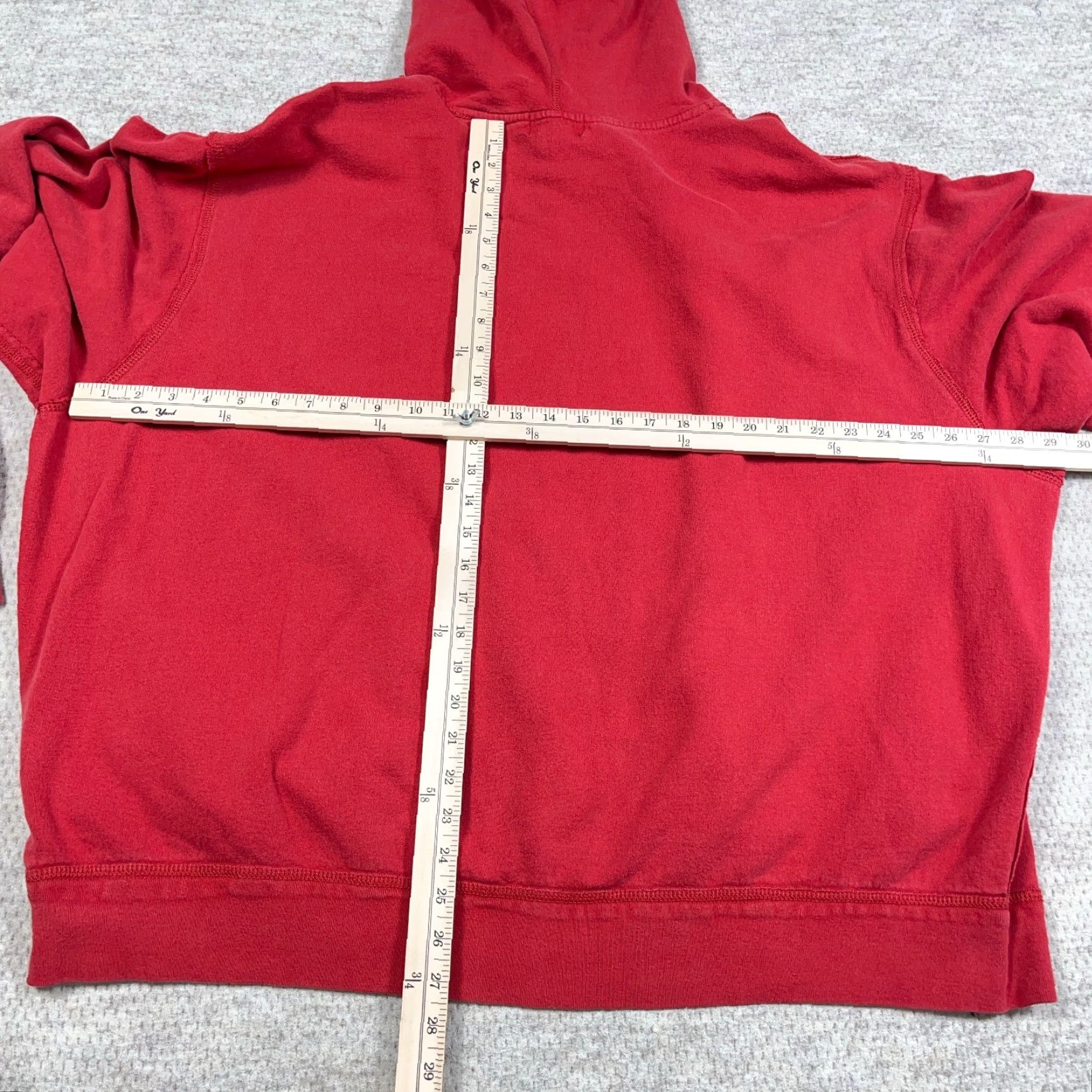 Ralph Lauren VINTAGE Polo Ralph Lauren Hoodie Men 3XL Red Sweatshirt Sweater PRL Y2K Faded Size US XXL / EU 58 / 5 - 4 Thumbnail