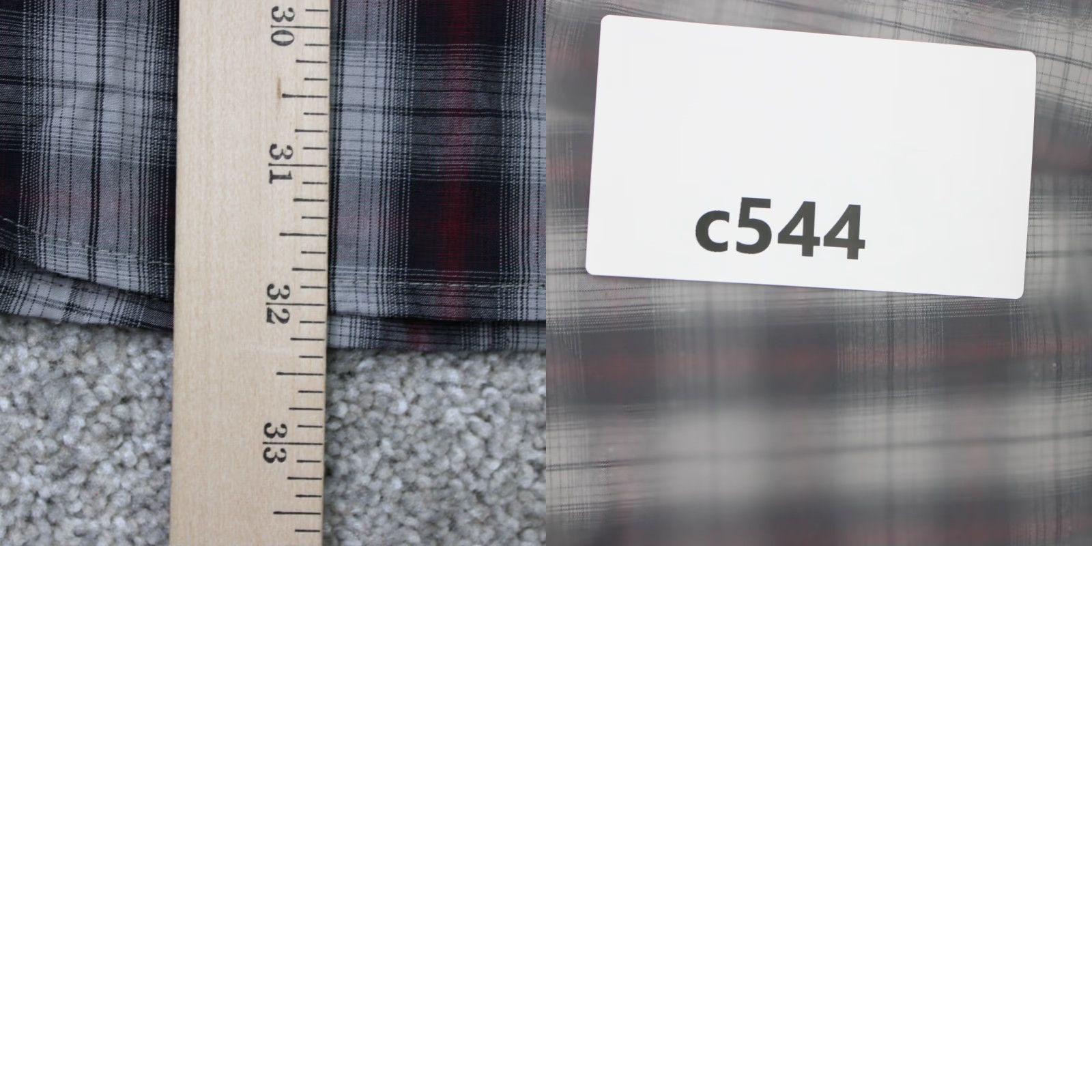 Vintage JF J. Ferrar Shirt Mens XL 17-17 1/2 Red/Gray Plaid Modern Fit Cotton L/S NWT Button-Up Shirt Mens XL Red Gray Plaid Size US XL / EU 56 / 4 - 9 Thumbnail