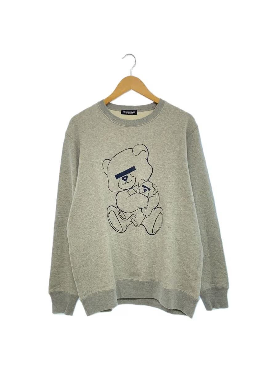 Undercover UNDERCOVER Blindfolded Bear Sweatshirts Grey Size L Size US L / EU 52-54 / 3 - 1 Thumbnail