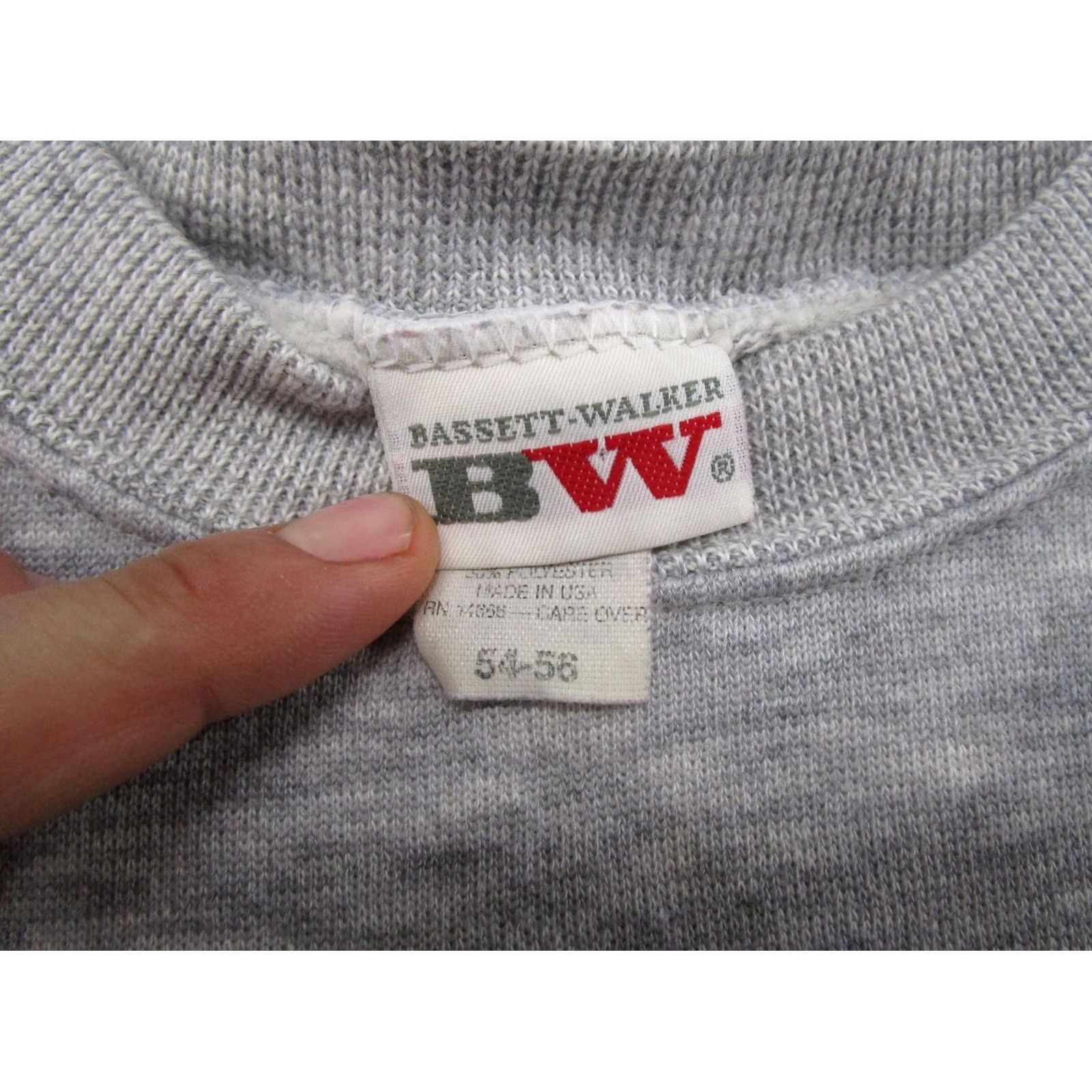 Vintage VINTAGE Wisconsin Memorial Statute Military Sweatshirt 2XL Gray Cotton Pullover Crew Neck Men Sports 80s Hooded Winter Spring Fall Mens Size US XXL / EU 58 / 5 - 4 Thumbnail