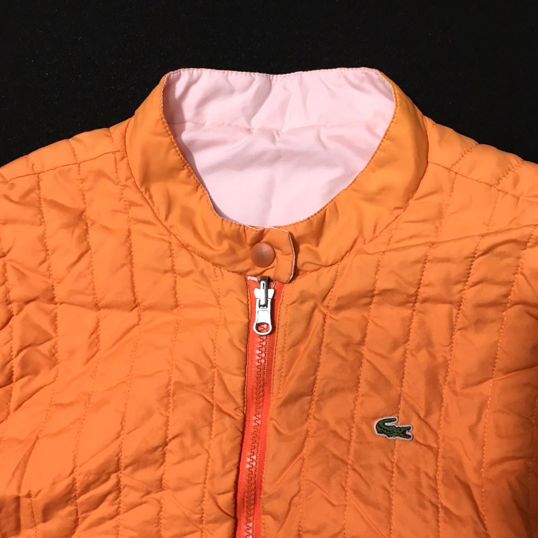 Lacoste Lacoste Sport Women's PEACH Zip Front Puffer Vest Size SMALL Size S / US 4 / IT 40 - 2 Thumbnail