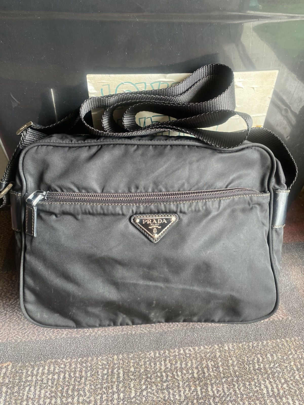 Prada Authentic Prada Tessuto Nyalon Sling Bag Size ONE SIZE - 1 Thumbnail