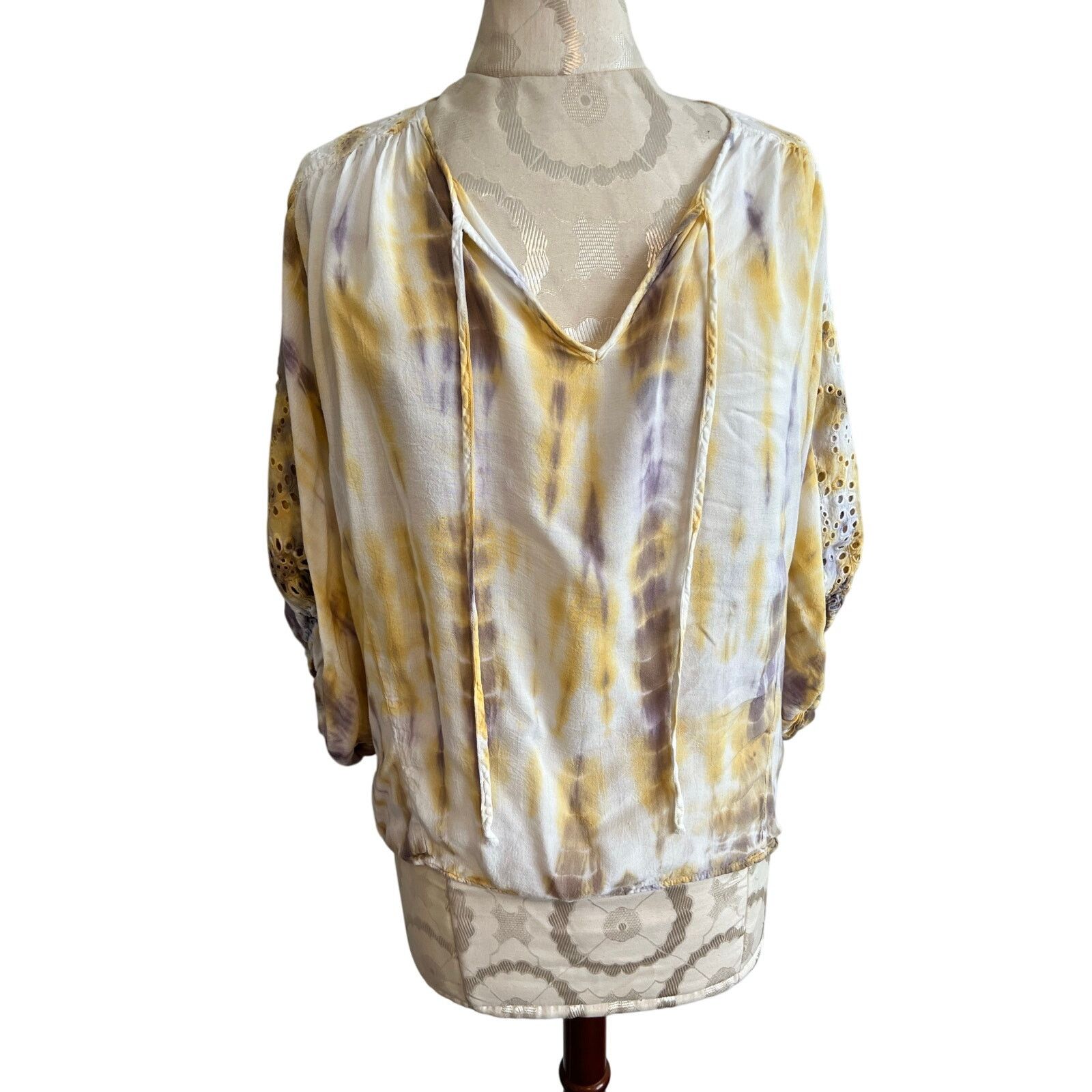 Young Fabulous & Broke Young Fabulous & Broke Yellow Tie Dye Blouse XS Size XS / US 0-2 / IT 36-38 - 1 Thumbnail