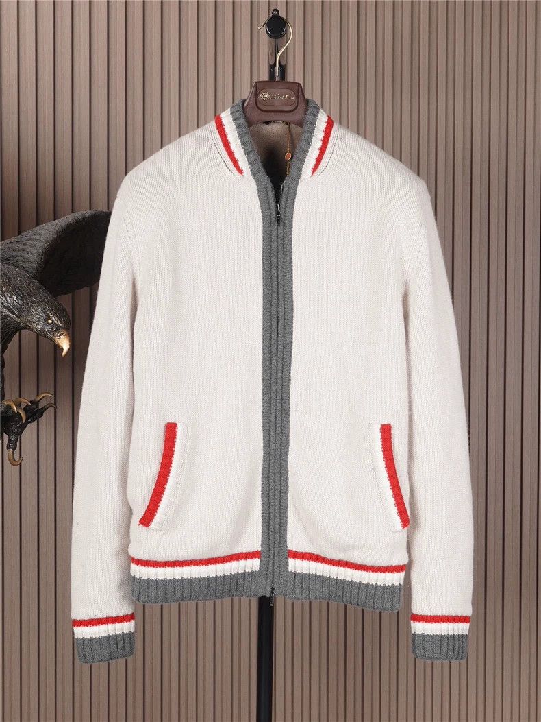 Loro Piana LORO PIANA LP baseball knit jacket Size US L / EU 52-54 / 3 - 2 Thumbnail