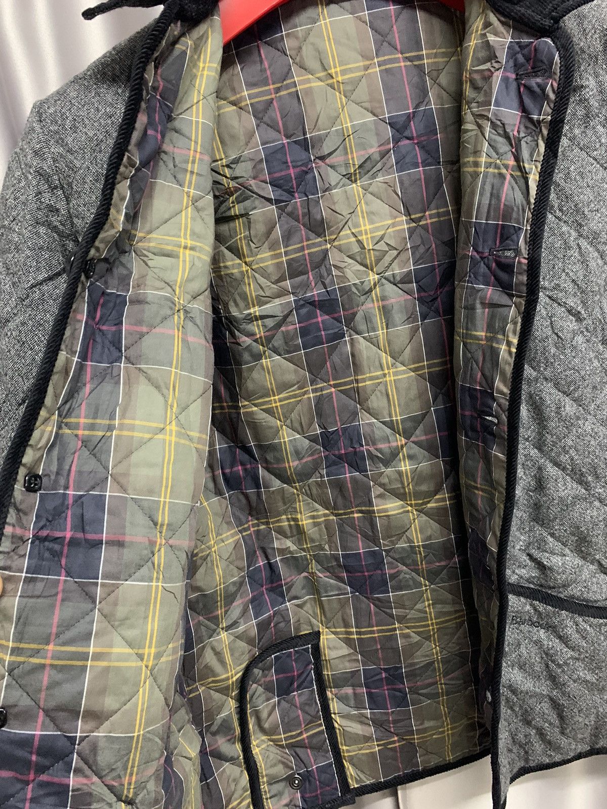 Barbour VINTAGE BARBOUR QUILTED JACKET RARE DESIGN Size US L / EU 52-54 / 3 - 12 Thumbnail