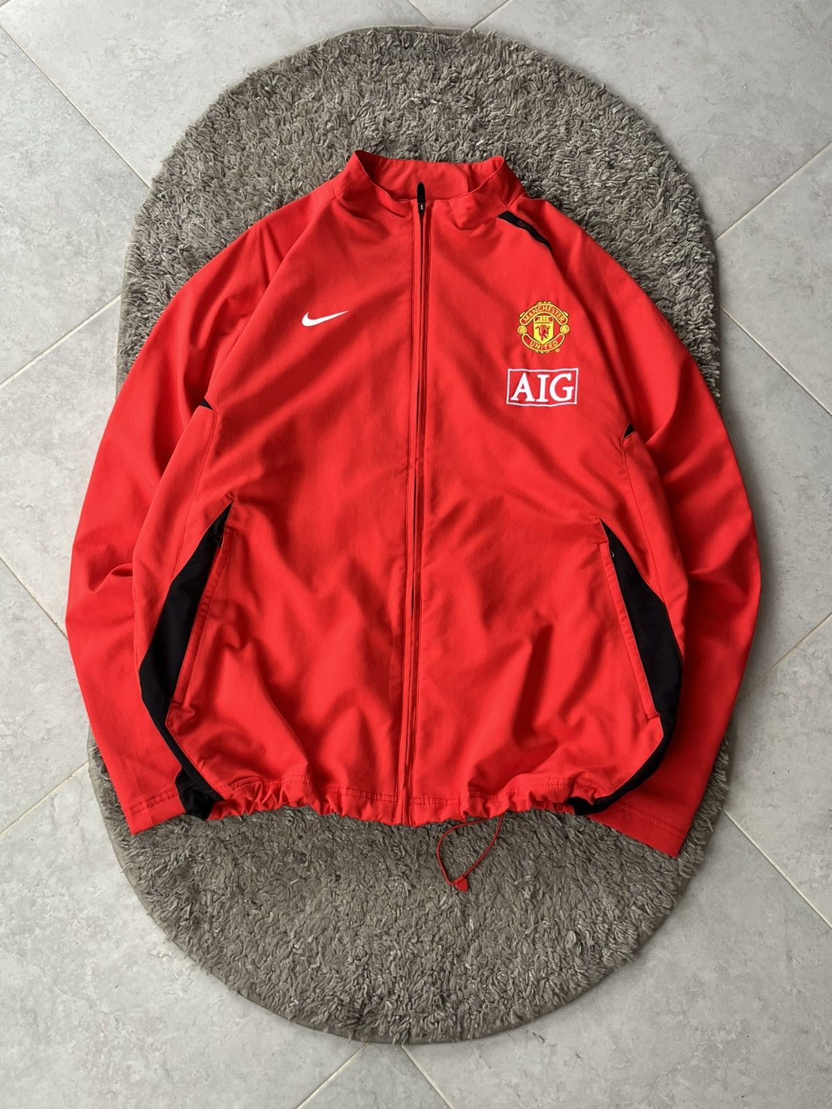 Nike Vintage Light Jacket Nike Soccer football Manchester United Size US XL / EU 56 / 4 - 1 Thumbnail