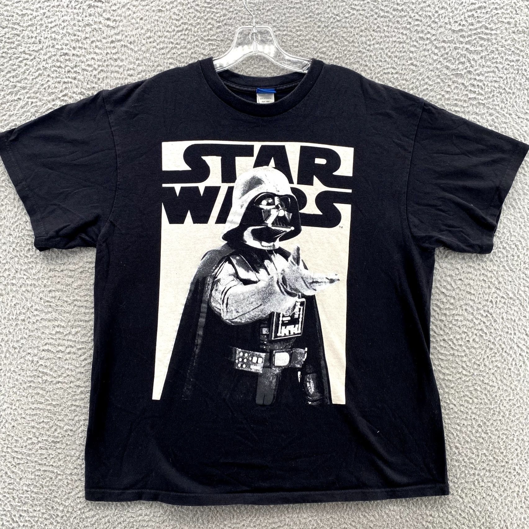 Star Wars VTG Star Wars T-Shirt Men's XL Darth Vader Lucas Film Graphic Tee Streetwear 90s Black Cotton Nike Size US XL / EU 56 / 4 - 2 Thumbnail