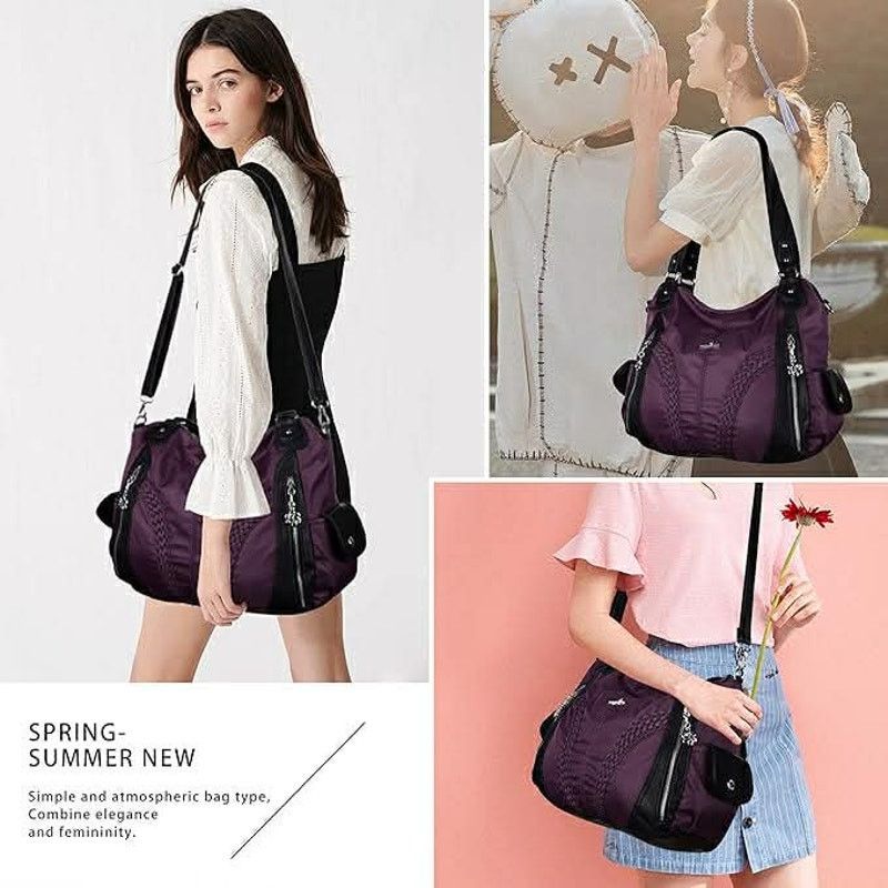 Other NEW Angel Kiss Purse Crossbody Bag Purple/Black Y2K Pocket Size ONE SIZE - 4 Thumbnail