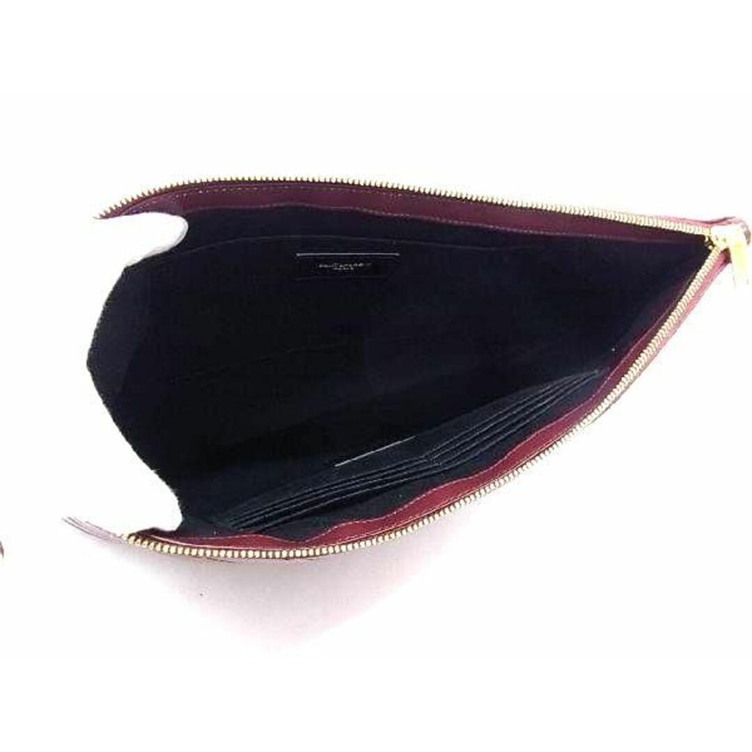 Saint Laurent Paris o1b1hav110225 Size: OS/ Monogram Leather Holder Rouge Legion Size ONE SIZE - 8 Thumbnail