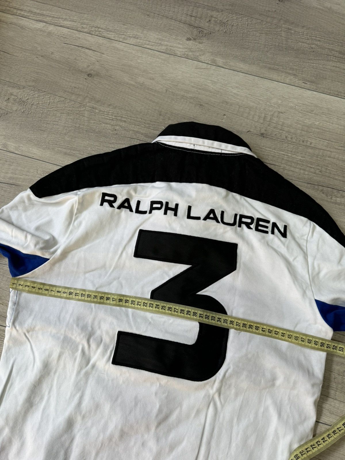 Polo Ralph Lauren Ralph Lauren Long Sleeve Polo USA Spell Out Big Logo Rare Size US M / EU 48-50 / 2 - 12 Thumbnail