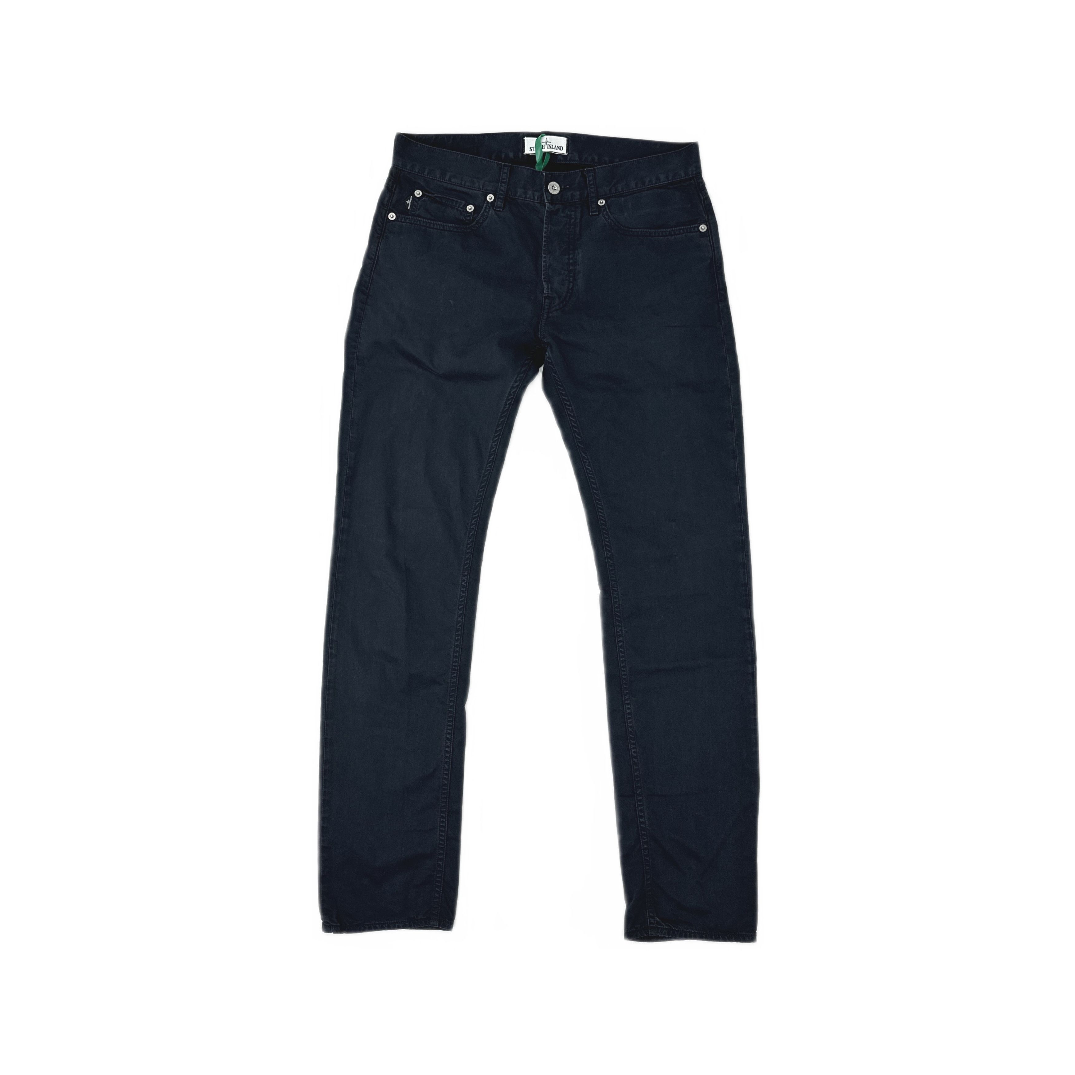 Stone Island Stone Island Cotton Casual Pants Black W30 Size US 30 / EU 46 - 1 Thumbnail