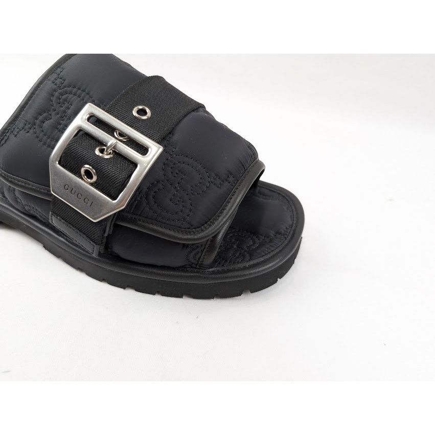 Gucci o1rshd1 Cubic Rubber Slides in Black Size US 8.5 / EU 41-42 - 3 Thumbnail