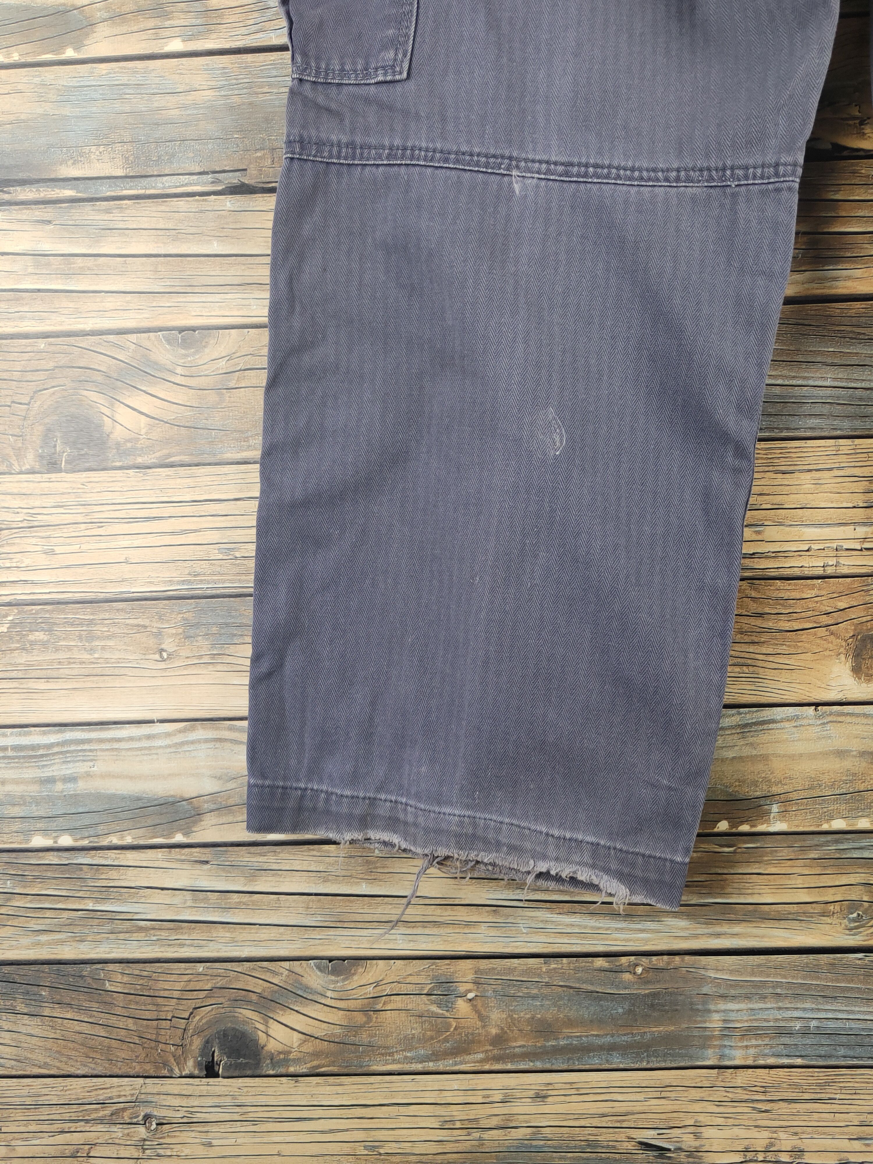Japanese Brand DL Evenriver Dark Gray Multipocket Cargo Pants #46-291T Size US 31 - 10 Thumbnail
