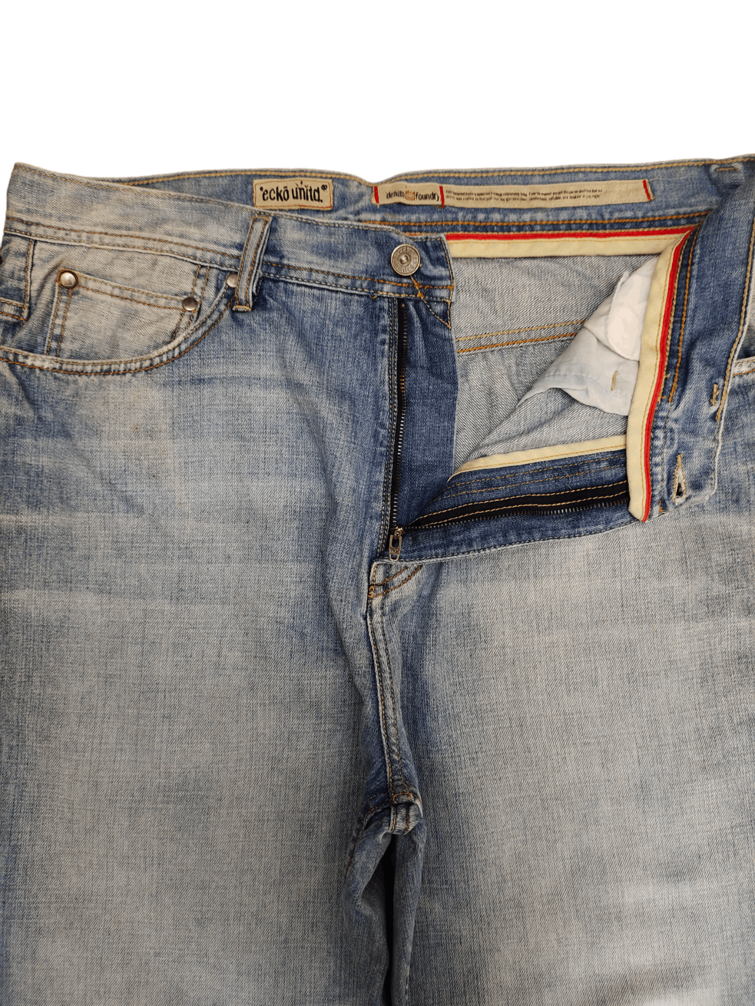 Ecko Unltd. Baggy Jeans Ecko Unltd Light Wash Denim Wide Leg Y2k Size US 36 / EU 52 - 17 Thumbnail