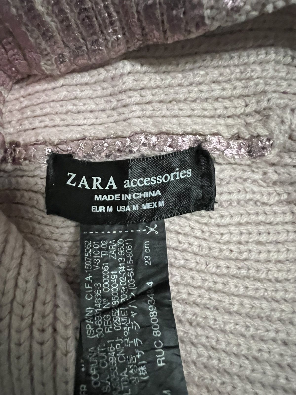 Zara ZARA man Plain Beanie Hat Size ONE SIZE - 6 Thumbnail