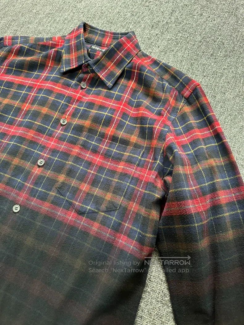 Issey Miyake Issey Miyake Plaid Gradient Shirt Size S / US 4 / IT 40 - 3 Thumbnail