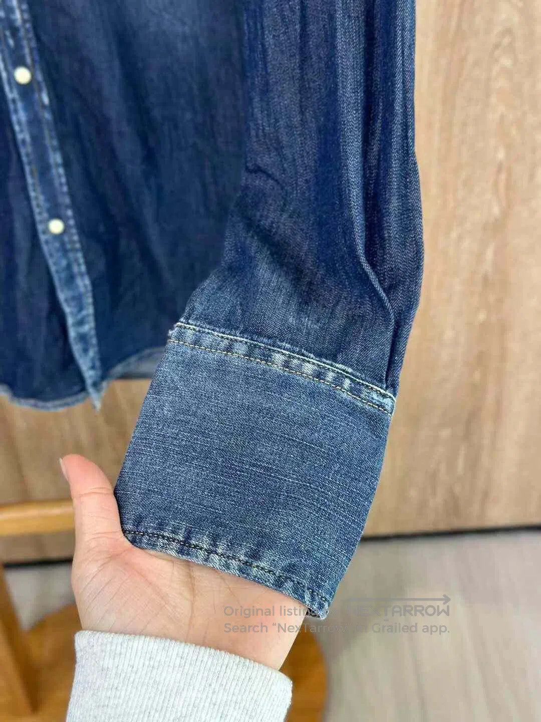 Dsquared2 DSQUARED2 Dark Blue Denim Shirt. Size US M / EU 48-50 / 2 - 4 Thumbnail