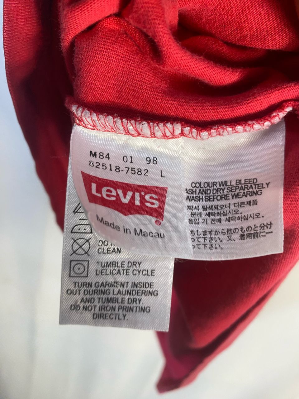 Levi's × Vintage Vintage Levi’s ringer tshirt Size US M / EU 48-50 / 2 - 6 Thumbnail