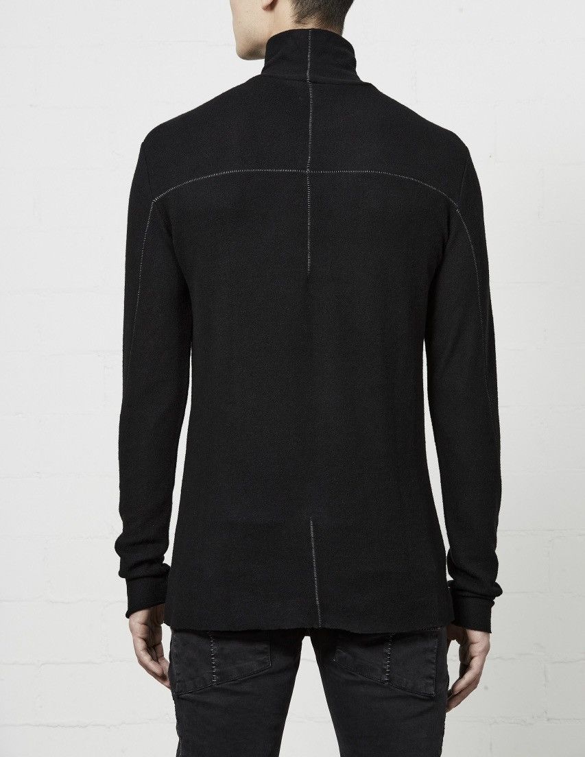 Thom Krom Thom/Krom High Collar Long Sleeve Viscose Stretch Darkwear M Size US M / EU 48-50 / 2 - 8 Thumbnail