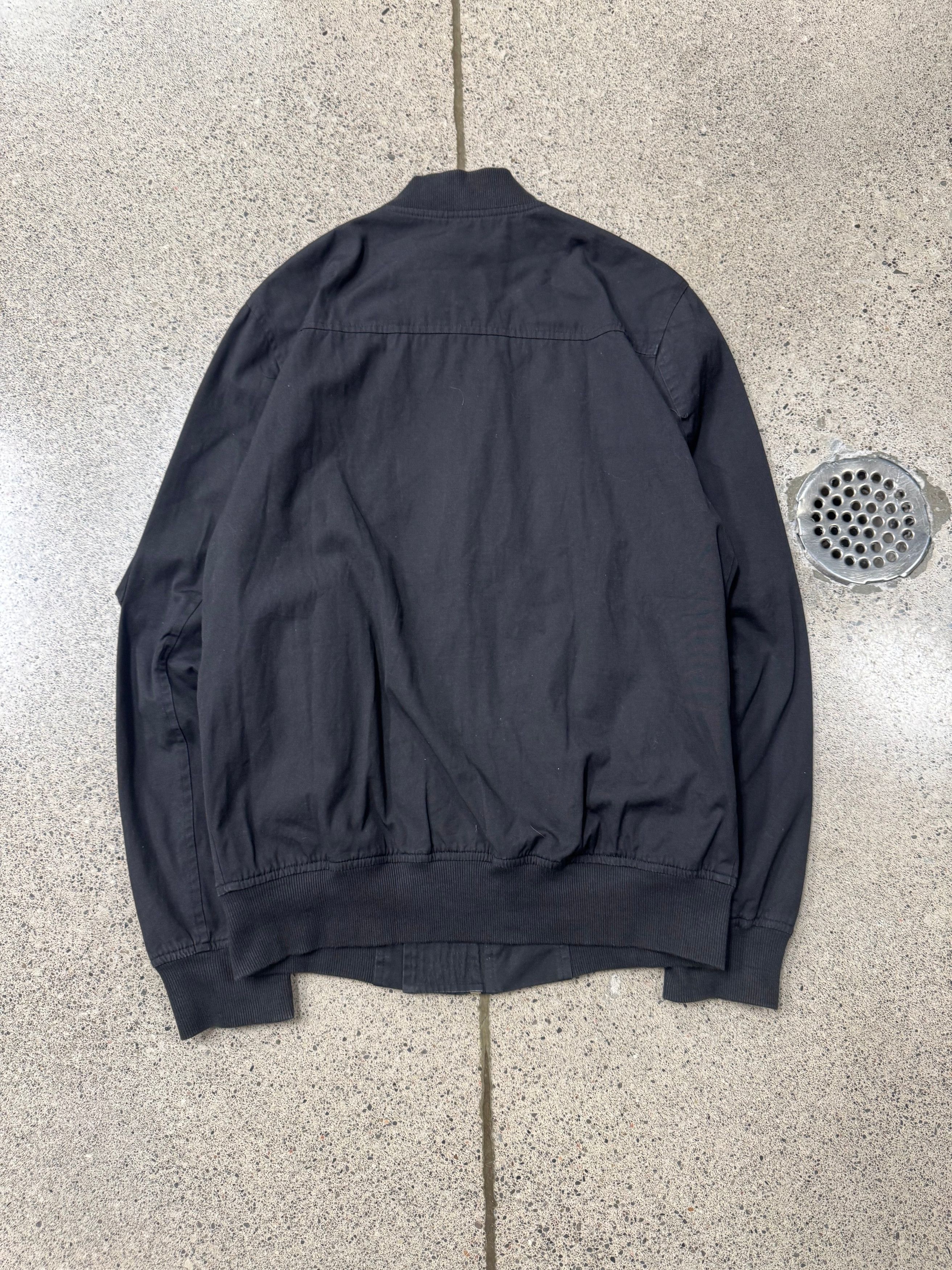 Rick Owens SS2014 Rick Owens Black Cotton MA-1 Bomber Jacket Size US M / EU 48-50 / 2 - 3 Thumbnail