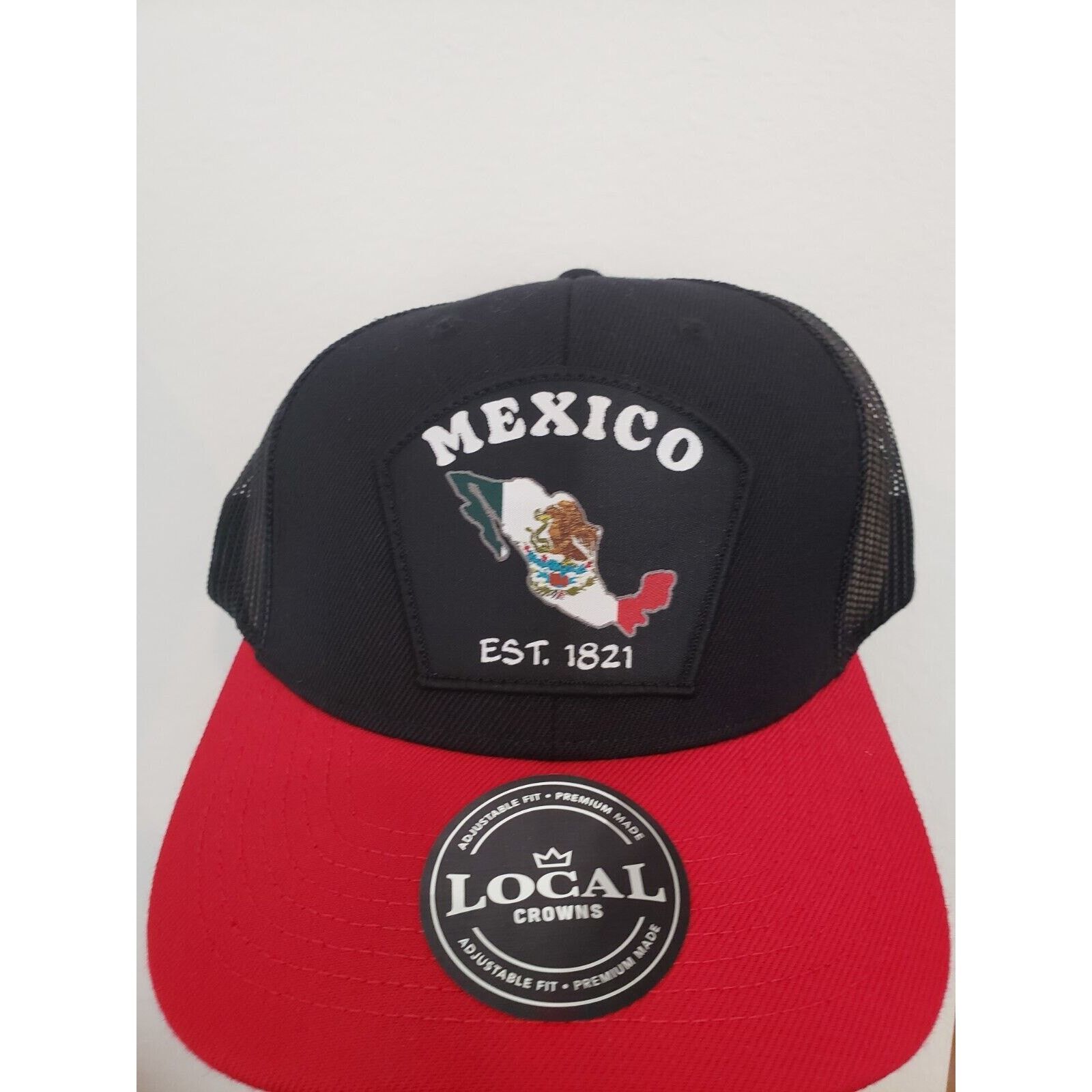 Other Mexico Hat Country Flag Trucker Mesh Snap Black Local Crowns Size ONE SIZE - 1 Thumbnail