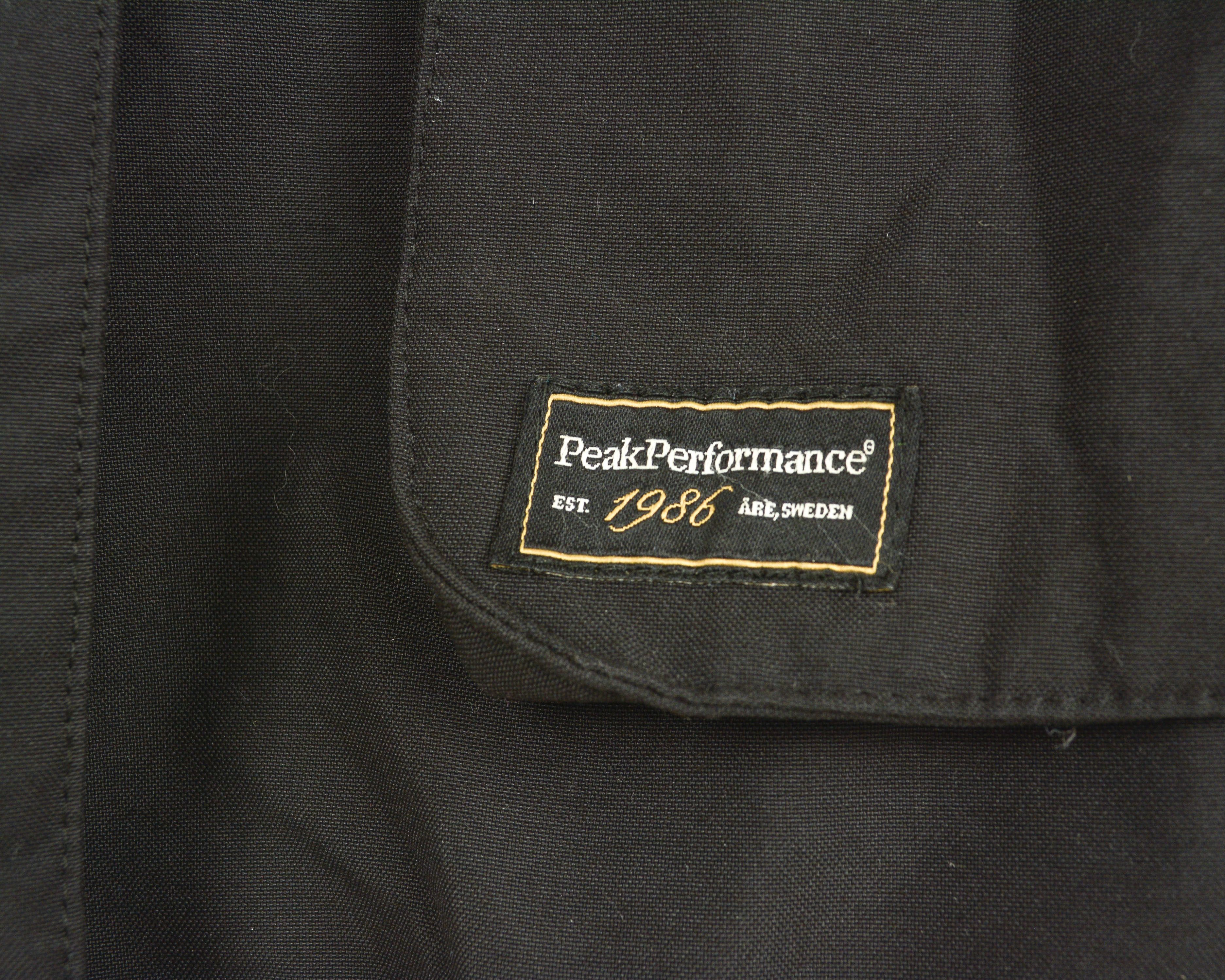 Peak Performance SHELLBY J Women M Jacket Coat Parka Hooded Raincoat Black Size M / US 6-8 / IT 42-44 - 3 Thumbnail