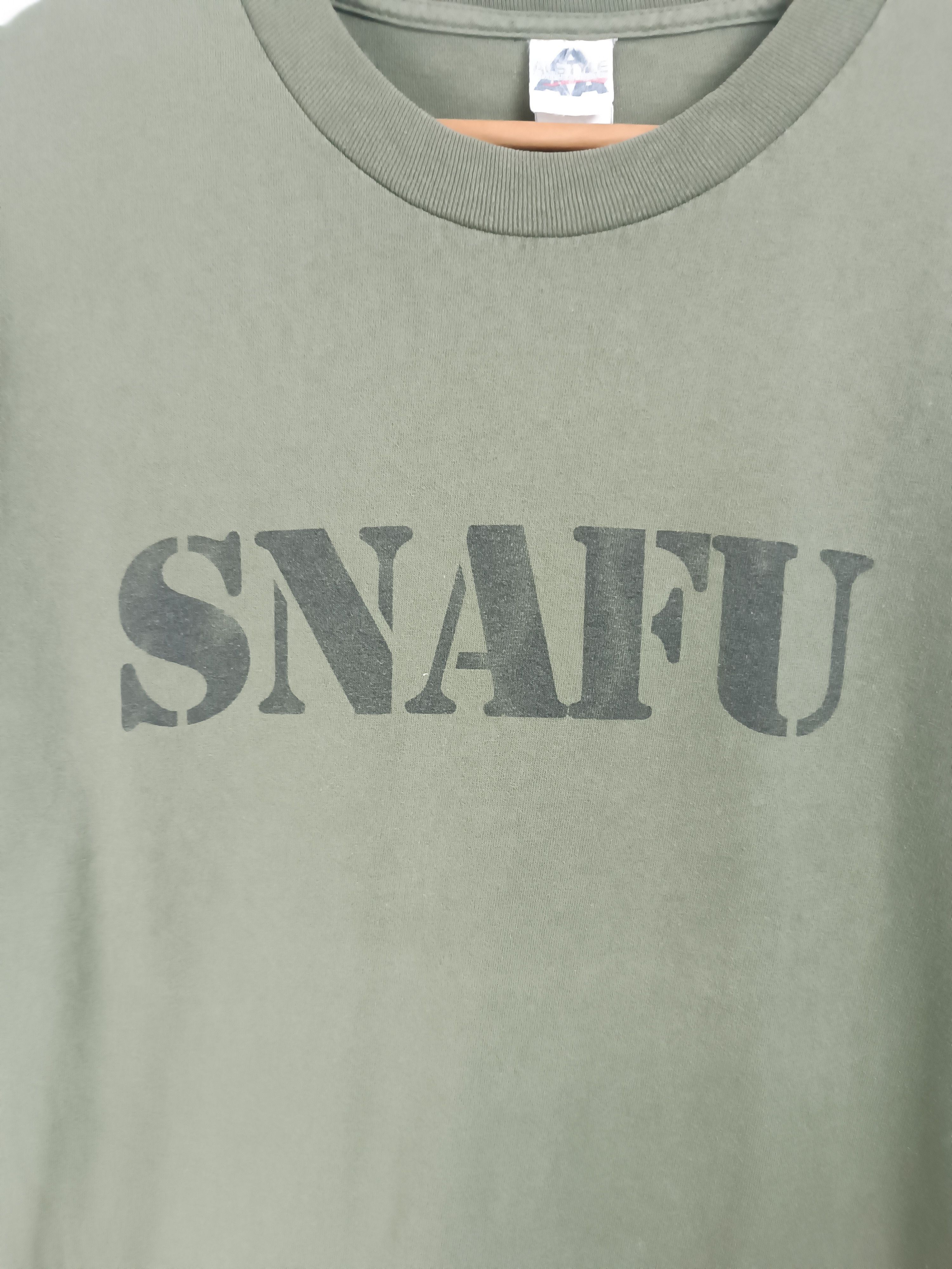 Band Tees VINTAGE Y2K SNAFU BAND TEE TRASHCORE PUNK METAL Size US L / EU 52-54 / 3 - 9 Thumbnail